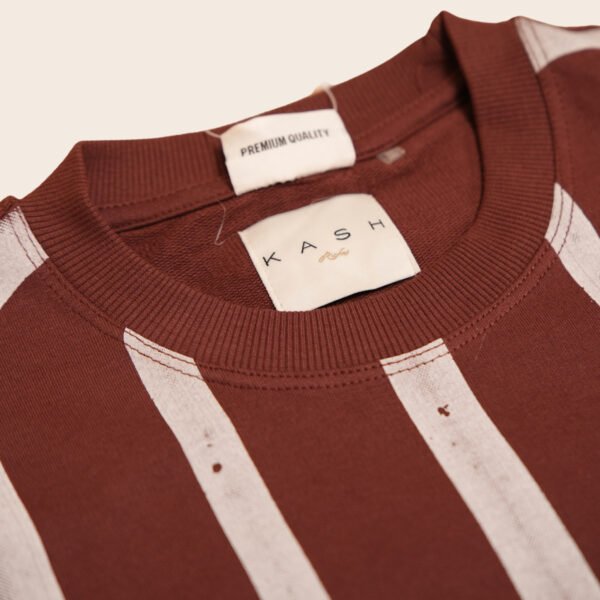 YOUR – Oversized Maroon Statement Tee - Image 2