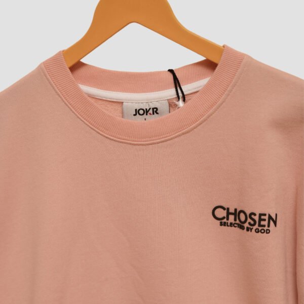 CHOSEN – Blush Pink Oversized Tee | 240 GSM - Image 3