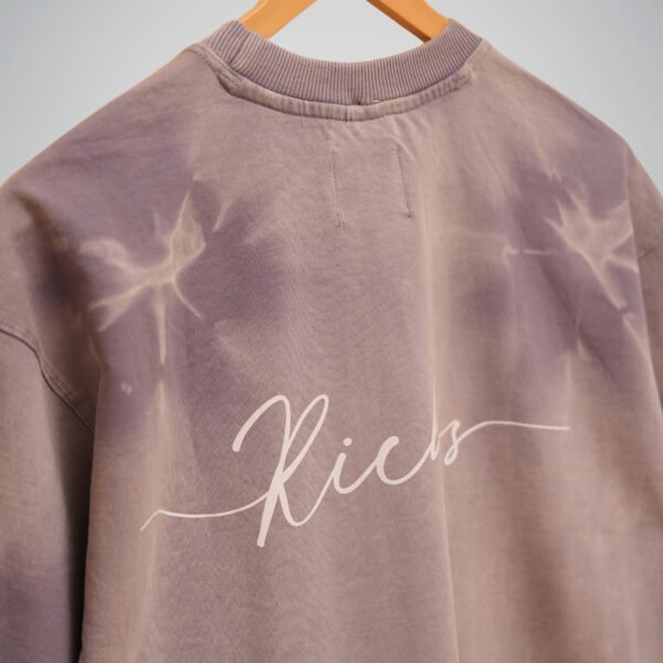 Acid Wash Luxe - Oversized Purple Tee by KASH | 240 GSM - Image 4
