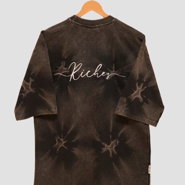 Acid Wash Luxe - Oversized Charcoal Tee by KASH | 240 GSM - Image 5