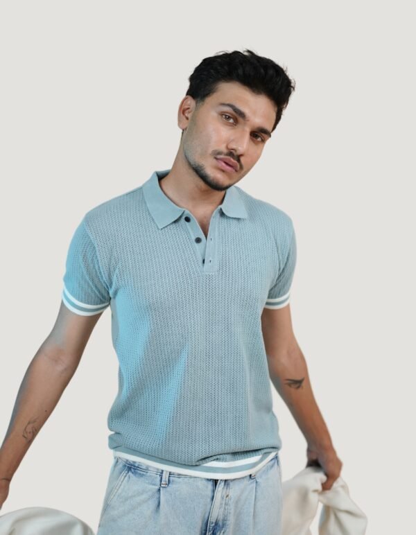 Riches Beaches Knitted Polo – Club Collection by Kash - Image 2